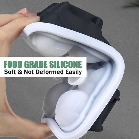 3D French Bulldog Ice Cube Mold - With Integrated Funnel - Cute Dog Shape - Silicone & Easy De-molding V1188-ZXY-131-742
