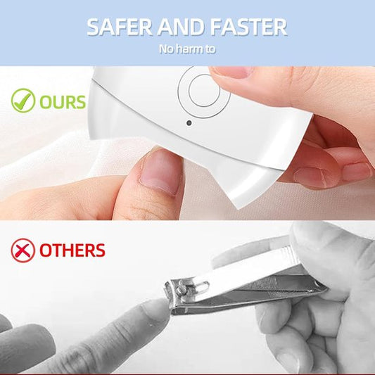 Electric nail clipper - Automatic nail clipper - Safe nail clipper with wireless charging - With LED light V1188-ZXY-131-819