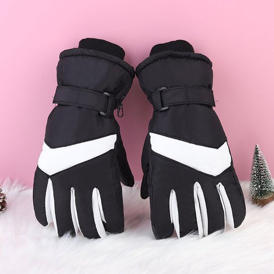 Gloves - Winter ski gloves - Warm gloves - Non-slip, thickened - Waterproof - Suitable for cold weather - V1188-ZXY-131-834