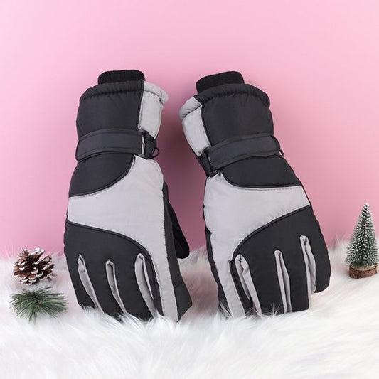 Gloves - Winter ski gloves - Warm gloves - Non-slip, thickened - Waterproof - Suitable for cold weather - V1188-ZXY-131-835