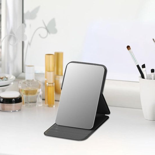 High Definition Frameless Makeup Mirror - Foldable Travel Mirror - Portable Makeup Mirror with Soft PU V1188-ZXY-131-918