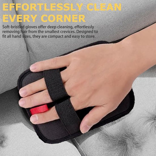 Pet Hair Removal Gloves - 2-Piece Set - Pet Hair Removal Brush - Anti-static Dog Hair Removal Gloves - V1188-ZXY-131-944