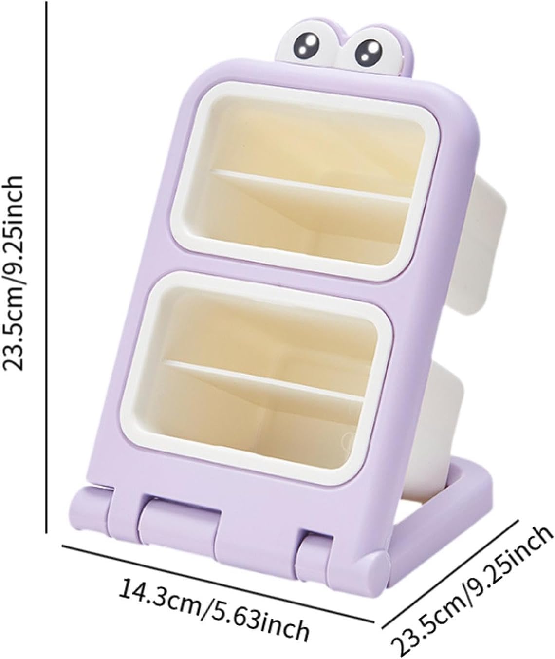 Storage Box - Fun Desk Decorations - Plastic Storage Bucket - Purple - 1 Pack V1189-HB001HWI000032