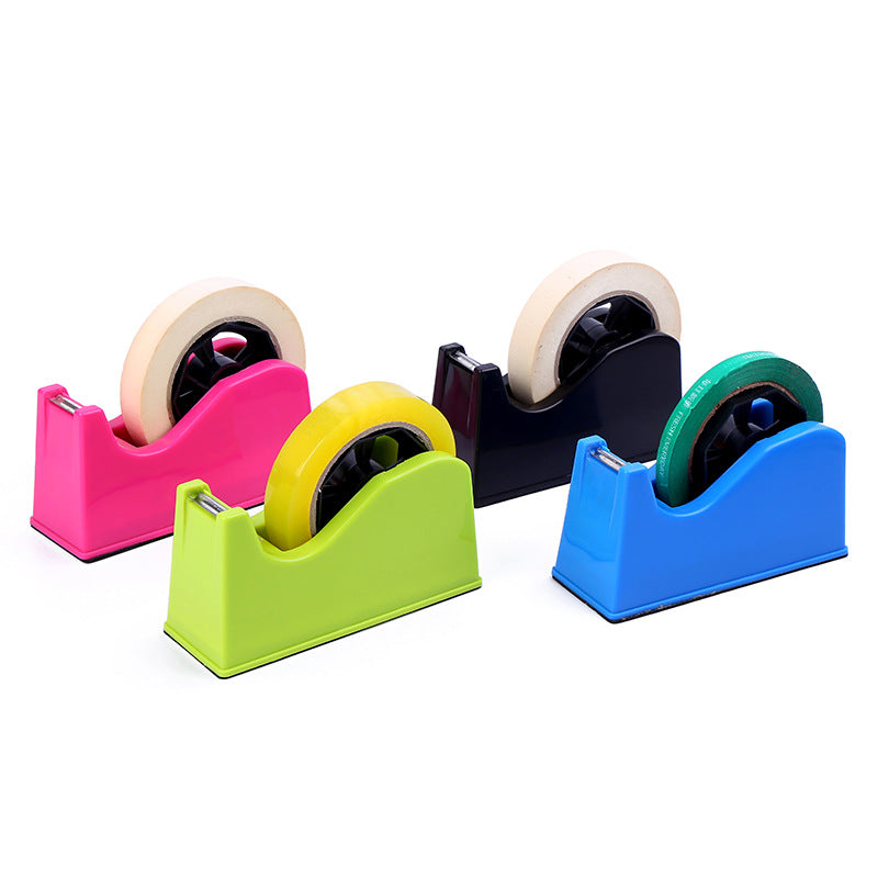 Tape dispenser - met snijmeshouder - Rozerood - 1 verpakking V1189-HB001HWI000033