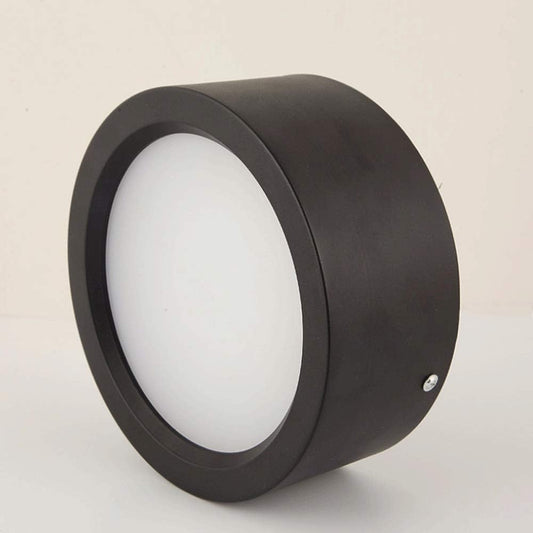 Recessed LED wall downlight with black aluminum lighting accessories and acrylic shade for ceiling lamps, V1189-HB001HWU000083