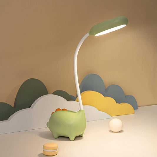 Dinosaur desk lamp, cute children's desk lamps with touch control for reading, no flickering, 3 color modes, V1189-HB001HWU000093
