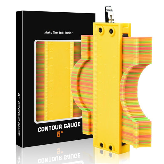 Contour irregular shape ruler contour gauge copy ruler with lock woodworking measurement shape ruler arc V1189-HB001WSRF00003