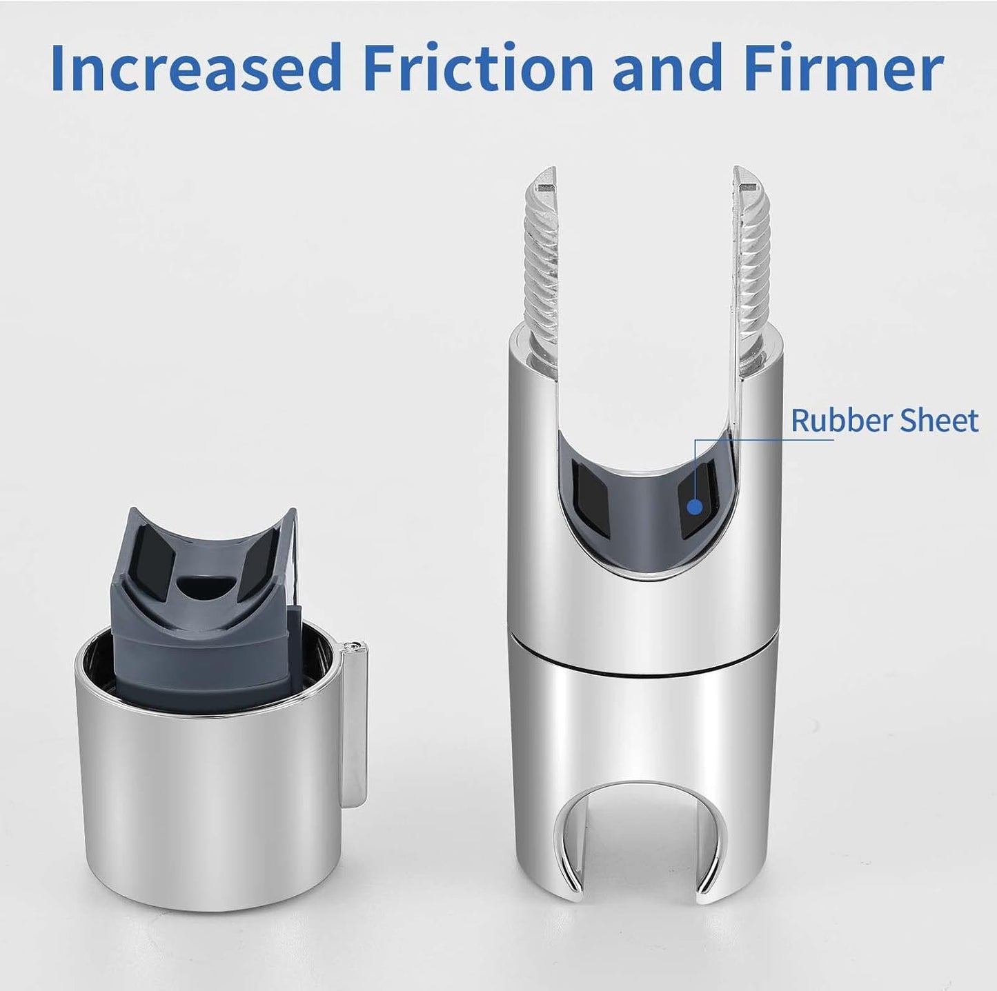 Shower Head Holder - Adjustable and Removable Bracket - For 19-25 mm Connection - Chrome Finish V1189-HB001WSRF00008