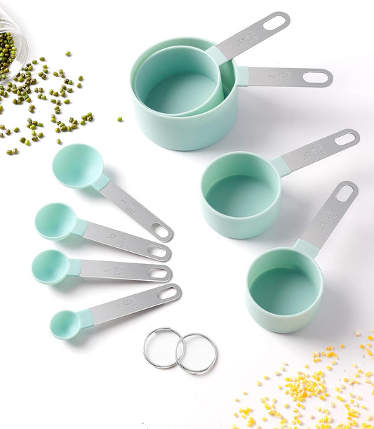 Measuring Cups & Spoons - Interlocking measuring cups for measuring dry or liquid ingredients - Stainless V1189-HB001ZSSG00063