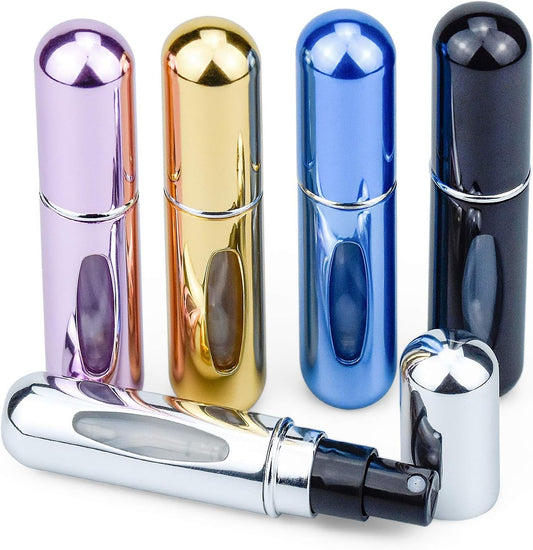 Perfume Spray Bottle 5ml - Mini Travel Atomizer Bottle - Empty Atomizer Bottle with Filling Opening - With V1189-HB001ZSSH00013