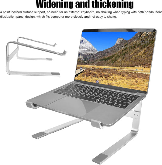 Laptop Stand - Riser - Ergonomic Desktop Computer Stand Made of Aluminum Alloy - with Anti-slip Pads and V1189-HB001ZSSI00181