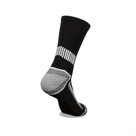 Hiking Socks - 5 Pair Set for Men and Women - Breathable Cotton Sports Socks - Anti-Blisters and Lined - V1189-HB003WSRD00001