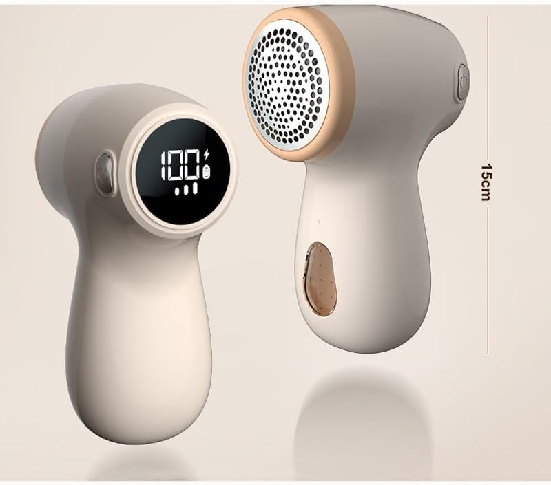 Electric Lint Remover - Rechargeable & Digital Display - For Home Use - Sweater Depiller with LED Screen - V1189-HB003WSRH00009