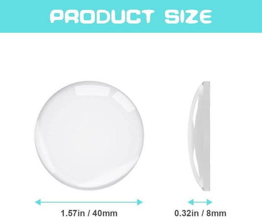 Door Stopper Wall Transparent - Set of 12 - 4 cm - Self-adhesive Door Buffers - Wall Protection against Door V1189-HB003WSRT00023