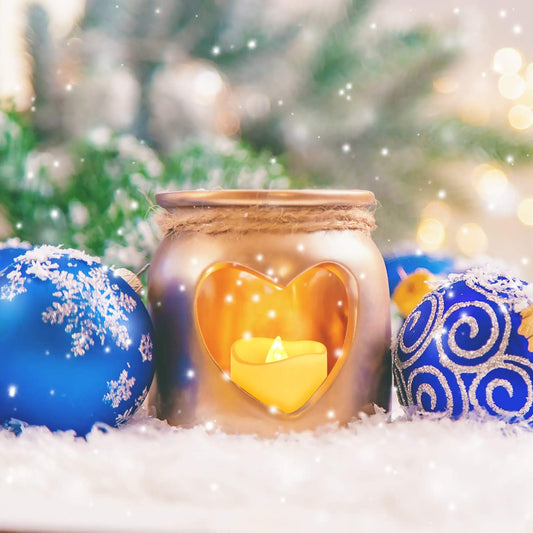 14x LED Candles - Moving Flame & Real Wax - 3D Wick - Battery Operated - For Christmas and Mood Lighting V1189-HB003WSRU00002