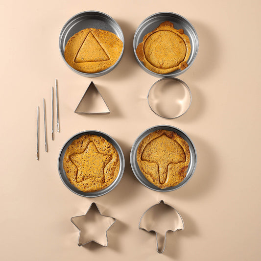 Cookie Cutters - Cookie Press Tools - Cookie Molds - DIY Baking Mold Set - Stainless Steel - Set of 12 V1189-HB003ZSSG00006