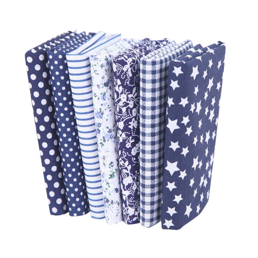 Tdoenbutw clearance Cotton Crafts Fabric Bundle Patchwork Squares Quilting Sewing Patchwork DIY 7PCS 7PC DIY V1189-LWWAL-20260325-00040