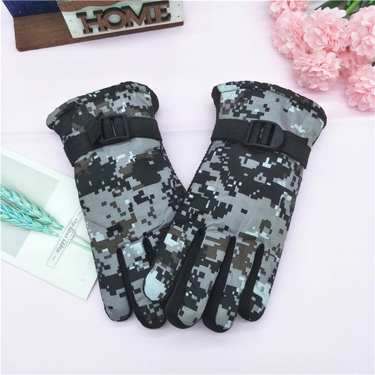 TAIAOJING Kids Winter Snow Ski Gloves Kids Winter Warm Windproof Cold Weather Outdoor Sports Gloves For Boys V1189-LWWAL-20260325-00422