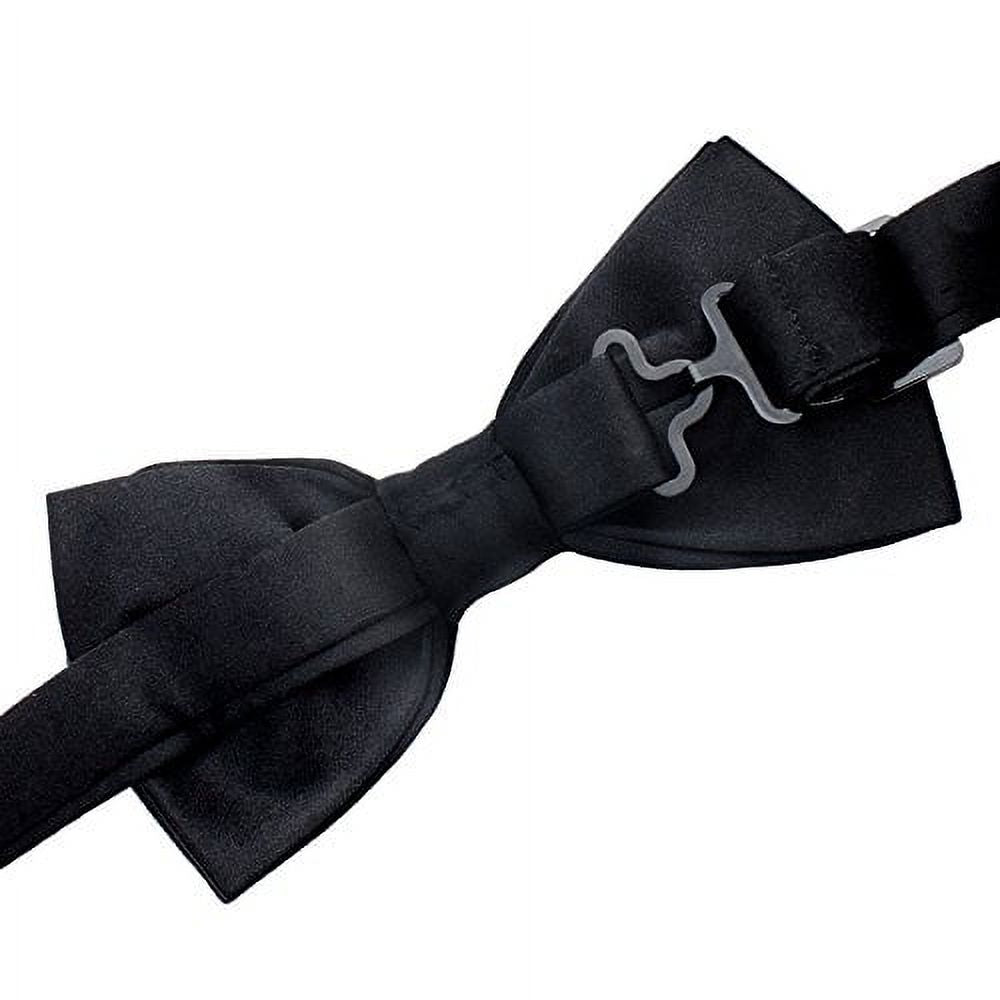 Brybelly Formal Black Casino & Poker Dealer Pre-tied Adjustable Bow Tie V1189-LWWAL-20260325-00515