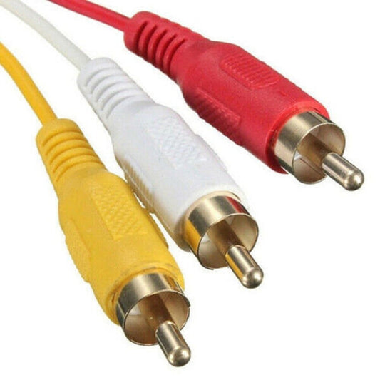 1.5m /5ft Video Cable HDMI to RCA Audio AV Adapter, Male M/M 3-RCA DVD HDMI 1080P for HDTV V1189-LWWAL-20260325-00521