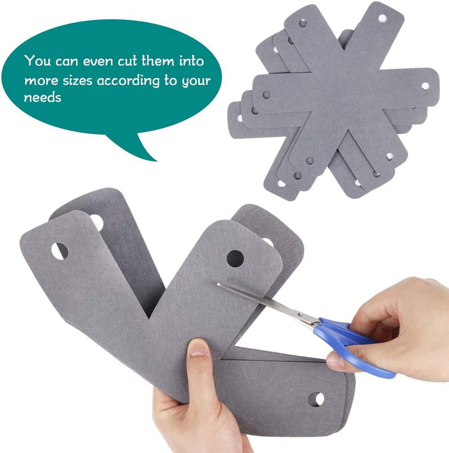 Pot Pan Protectors, Set of 12 and 4 Different Sizes, Larger & Thicker Pan Pot Separator Pads for Stacking and V1189-LWWAL-20260325-00549