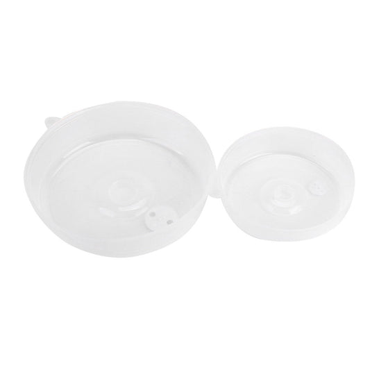 Microwave Cover Clearance! 2pcs Plastic Microwave Cover, Clear Microwave Cover, Clear Steam Vent Splatter Lid V1189-LWWAL-20260325-00599