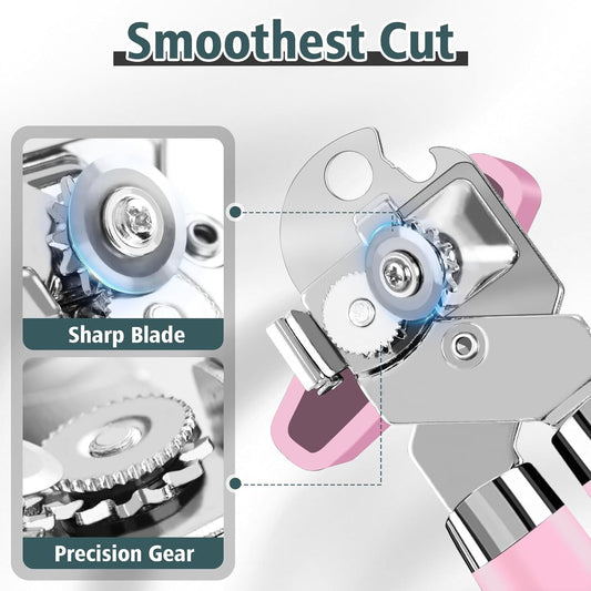 SHAOTELLME Stainless Steel Can Opener Manual Multifunctional Labor Saving Can Opener Kitchen Creative Can V1189-LWWAL-20260325-00666