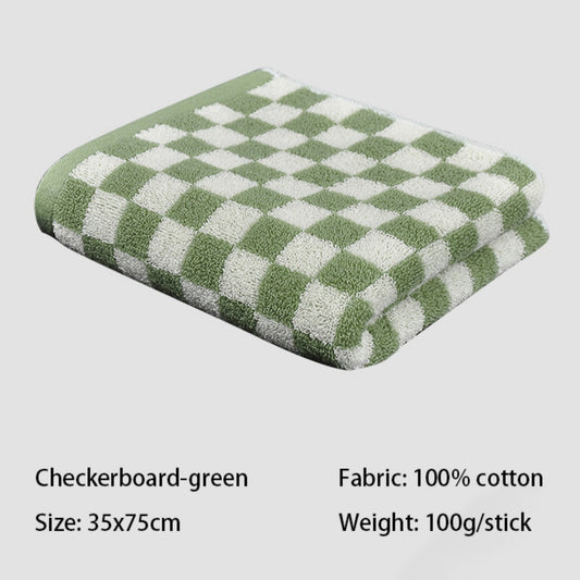Checkered Bath Towels for Bathroom, Shower Towels 30" x 14", Super Soft and Quick Dry, Colorful Towel for V1189-LWWAL-20260325-00693