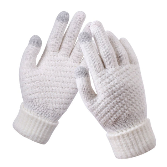Dalrosia Women's Winter Touch Screen Gloves Warm Fleece Lined Knit Gloves Elastic Cuff Winter Texting Gloves V1189-LWWAL-20260325-00719