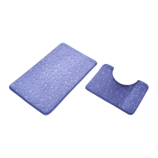 Clearance Under $5 Boovnll Bathroom Rugs Set 2 Piece, Super Absorbent & Soft Non-Slip Velvet Toilet Rug & V1189-LWWAL-20260325-00909
