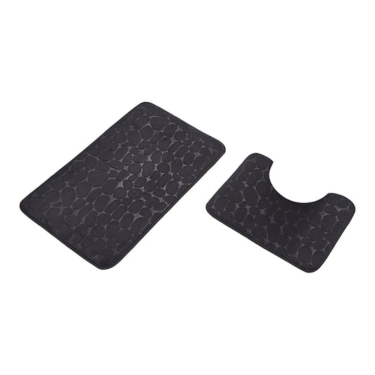 Clearance Under $5 Boovnll Bathroom Rugs Set 2 Piece, Super Absorbent & Soft Non-Slip Velvet Toilet Rug & V1189-LWWAL-20260325-00916