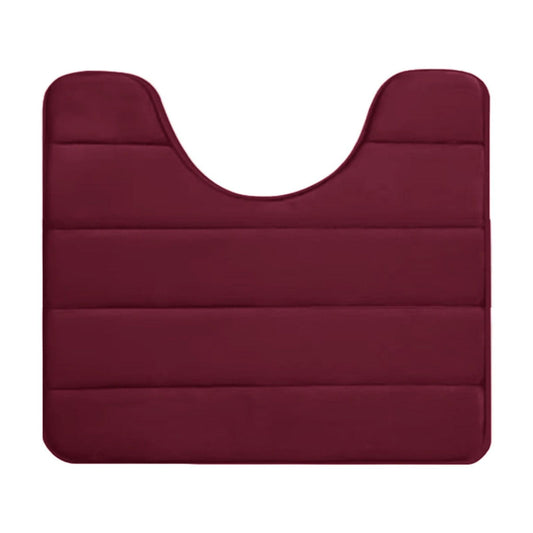 PALIFEUR Memory Foam Toilet Rug, Non-Slip Bathroom Rugs, Toilet Rugs U Shaped Washable, Commode Contour Rug, V1189-LWWAL-20260325-00965