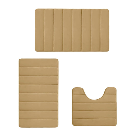 PALIFEUR Memory Foam Toilet Rug, Non-Slip Bathroom Rugs, Toilet Rugs U Shaped Washable, Commode Contour Rug, V1189-LWWAL-20260325-00980