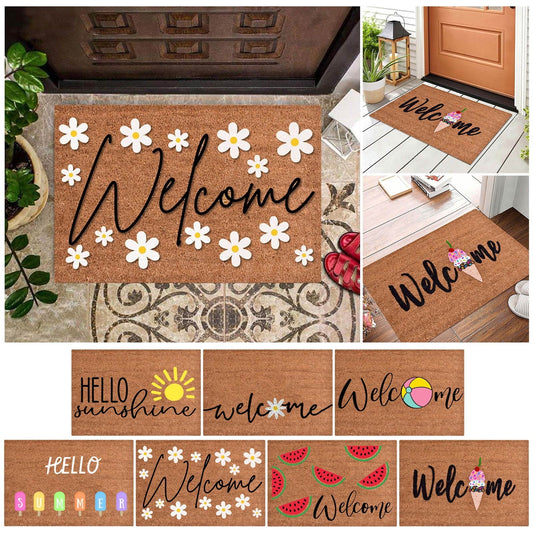 16x24 inch Doormats for Outdoor Entrance Home Waterproof Floor Mat Outdoor Rug Front Door Spring Mat Floor V1189-LWWAL-20260325-01036