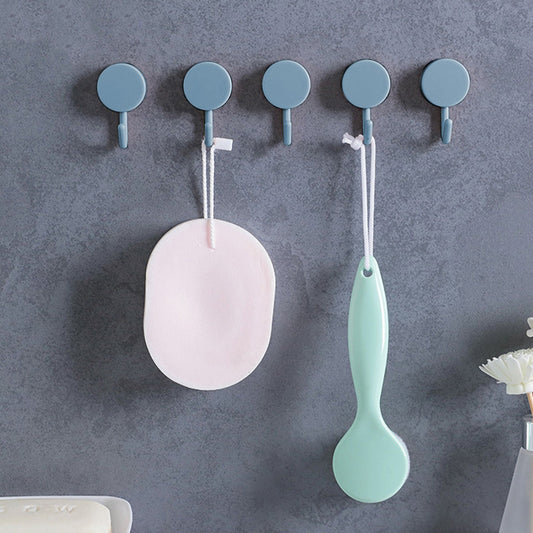 Clearance! PALIFEUR 12 Pcs Wall Hooks for Hanging, Circle Heavy Duty Hook, Self Adhesive Waterproof V1189-LWWAL-20260325-01058