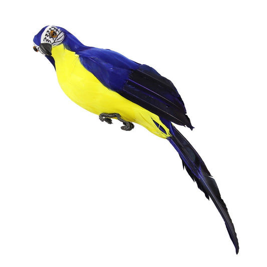 PALIFEUR Fake Parrot, 10 x 0.4 Inch Realistic Artificial Birds Model, Fade Birds for Garden Patio Yard Lawns V1189-LWWAL-20260325-01064