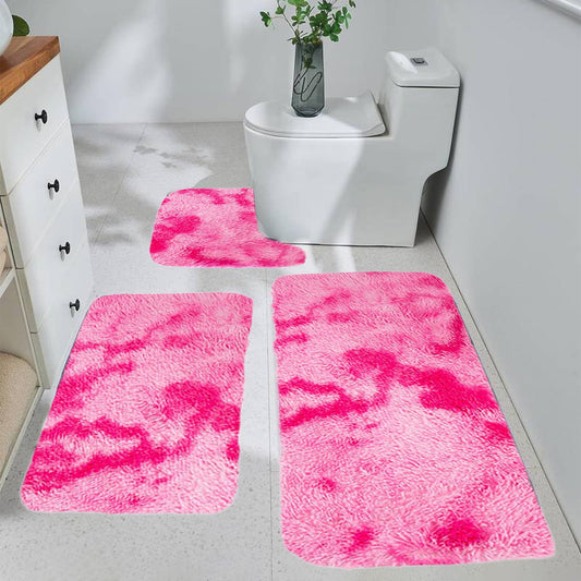 Tyidzon 5Pc Bath Mats for Bathroom, Quick-Dry Bathroom Rugs Sets Washable Non-Slip Bath Mat Ultra Soft V1189-LWWAL-20260325-01092