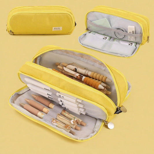 PALIFEUR Pencil Case Large Capacity Pencil Pouch, Multi-layer Aesthetic Pen Bag, Sturdy Multifunctional V1189-LWWAL-20260325-01122