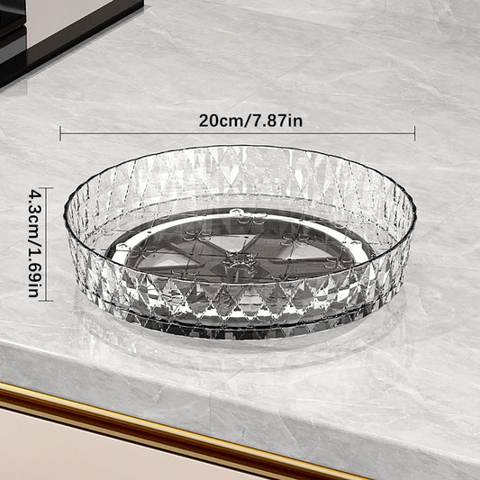 Xuniizn Multipurpose Lazy Susan Organizer - 360 Rotating Spice Rack Turntable for Kitchen Cabinet Storage & V1189-LWWAL-20260325-01203