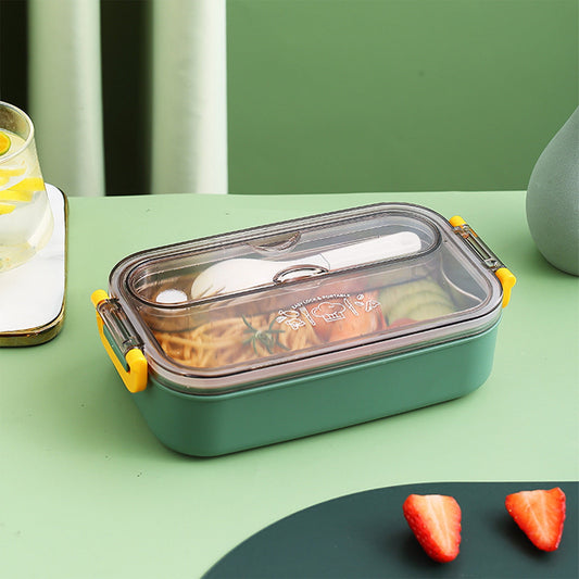 Xuniizn Bento Box Adult Lunch Box, Containers for Adults Men Women, Lunchable Food Container with Utensils, V1189-LWWAL-20260325-01258