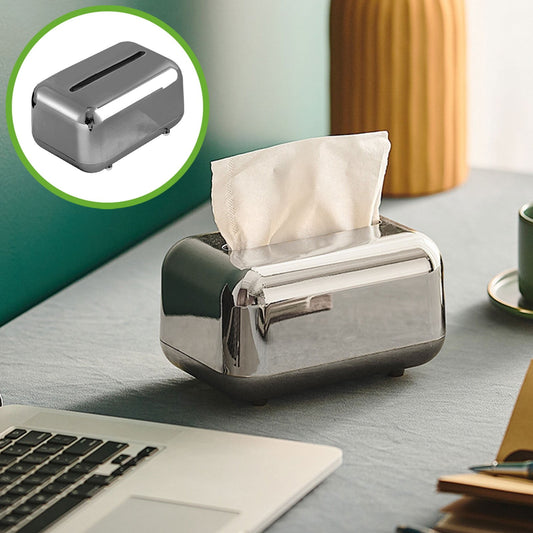 Xuniizn Tissue Box Cover Square 6x4x5" - Acrylic Tissue Box Holder, Elegant Tissue Holder & Napkin Dispenser V1189-LWWAL-20260325-01284