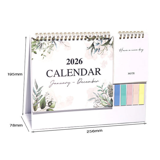 Dmlowu 2026 Desk Calendar - 8x10 inch Desk Calendar 2026-2027, 12 Months Desk Calendar Runs From January 2026 V1189-LWWAL-20260325-01298