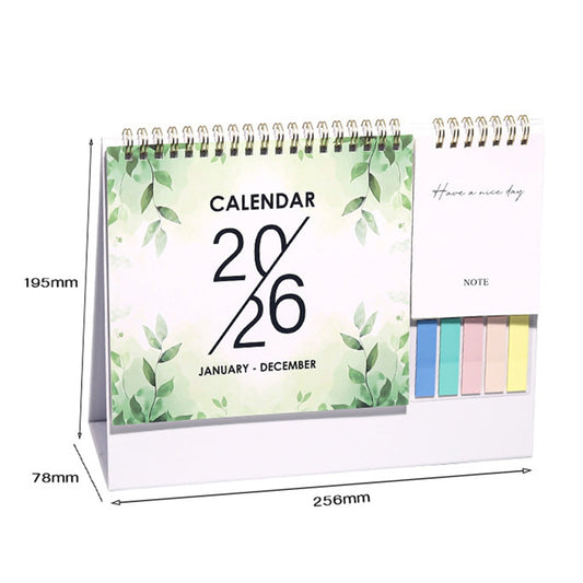 Dmlowu 2026 Desk Calendar - 8x10 inch Desk Calendar 2026-2027, 12 Months Desk Calendar Runs From January 2026 V1189-LWWAL-20260325-01300