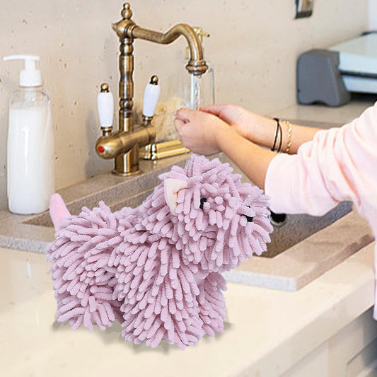 PALIFEUR Hangable Towels Cute Dog Hand Towels, Highly Absorbent Kitchen Towels Soft Thicker Hand Towels for V1189-LWWAL-20260325-01340