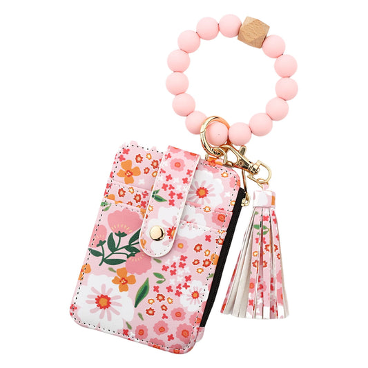 PALIFEUR Wallet Women, Wallet Keychain Wristlet for Women, Slim Credit Card Holder Wallet, Fashion Tassel V1189-LWWAL-20260325-01408