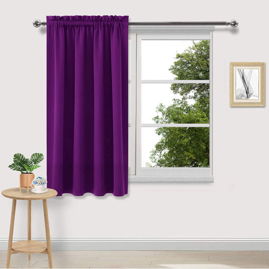 Xuniizn Blackout Curtains for Bedroom Thermal Insulated - 100%Polyester Black Out Curtains 2 Panels Set Room V1189-LWWAL-20260325-01437