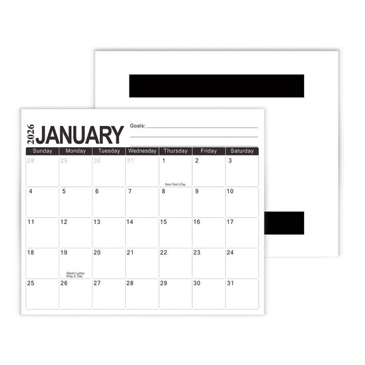 Tyidzon Magnetic Calendar for Refrigerator 2026-2027, 12x10" 18 Month Runs Monthly Fridge Calendar Magnet V1189-LWWAL-20260325-01441