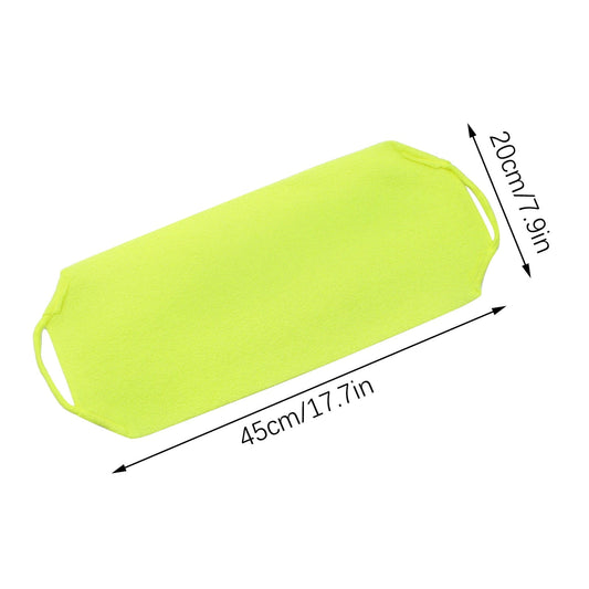 Tyidzon Exfoliating Back Scrubber with Handles, 17.7 Inch Double-Sided Back Exfoliator Body Scrub Towel, V1189-LWWAL-20260325-01535
