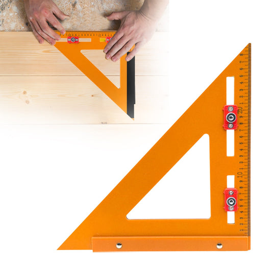 Clearance Back to School Supplies! JWDX Right Angle Ruler Punching Positioning Triangle Ruler B, for V1189-LWWAL-20260325-01734
