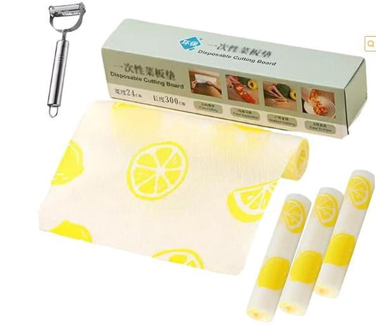 JWDX Placemat Clearance, Disposable Cutting Board Mat Disposable Cutting Mat Cutting Board Sheet with Built V1189-LWWAL-20260325-01959